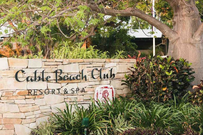 Cable Beach Club Sign