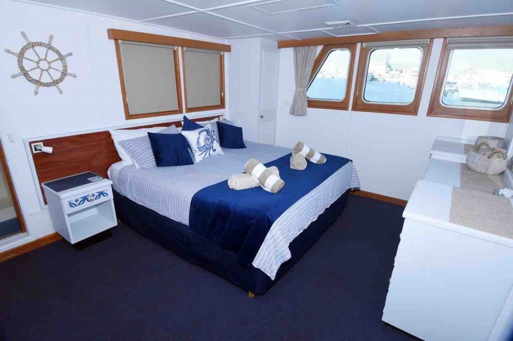 Eco Abrolhos King Bed Deluxe Stateroom